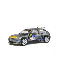 Peugeot 306 Maxi Grey #5 Delecour / Guigonnet Rallye Du Mont Blanc 1/18 SOLIDO - S1808302