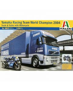 Yamaha Racing Team Truck & Trailer + Moto GP 2004 1/24 Italeri 3823