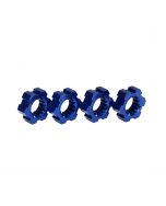 TRAXXAS 7756X Hexagones de Roues Alu Anodises Bleu - x-Maxx (x4) - JJMstore