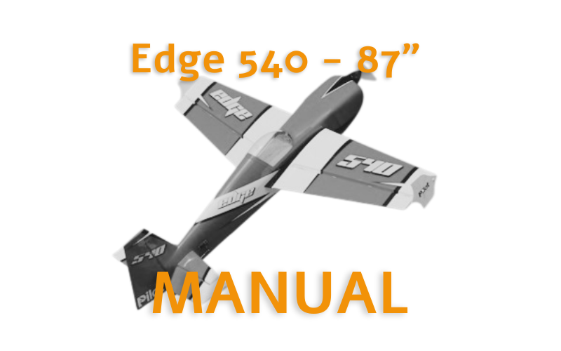Edge 540 87 Pilot RC